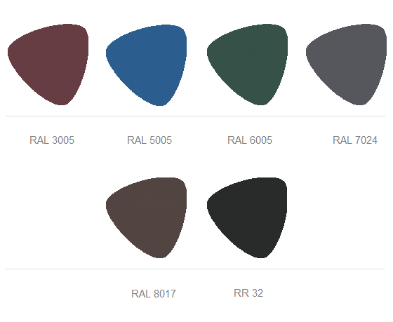 Цветовые вариации Стального кашемира